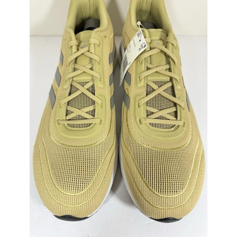 Size 16-Men’s adidas Supernova Running Shoes Gold White Running Shoes FX7414 NEW